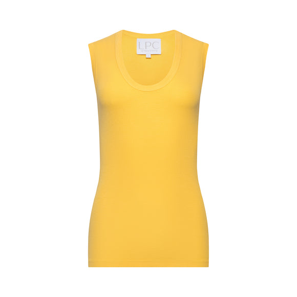 yellow tank top front