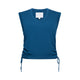 blue sleeveless shirt front