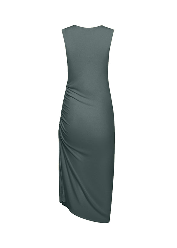 long turquoise dress