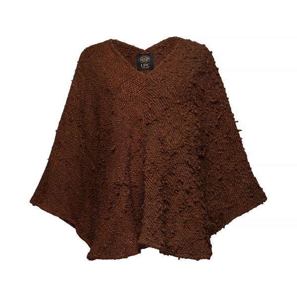 brown silk top