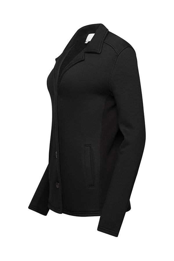 black blazer with buttons
