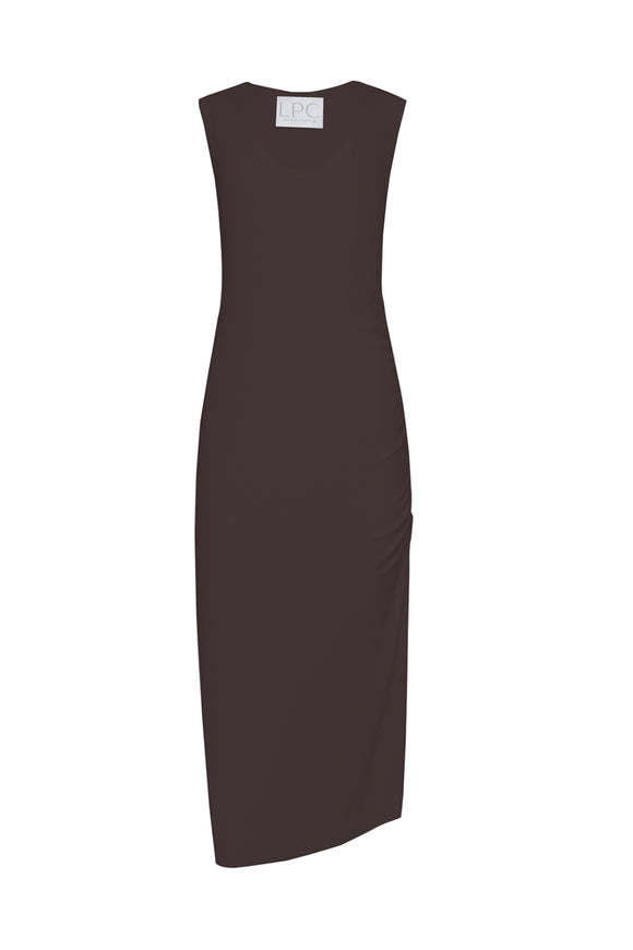 long brown dress