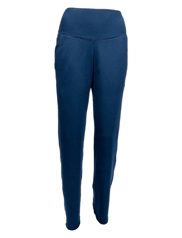 blue stretch pants