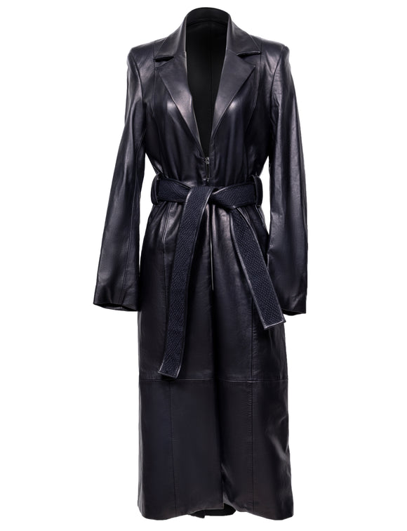 black trench coat