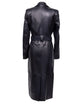 black trench coat back view