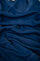 close up on blue tank top