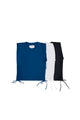 collection of blue, white and navy blue v neck shirts