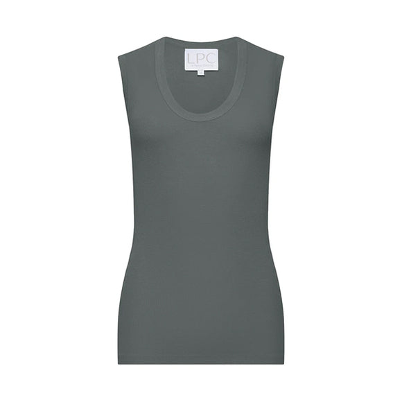 olive green tank top
