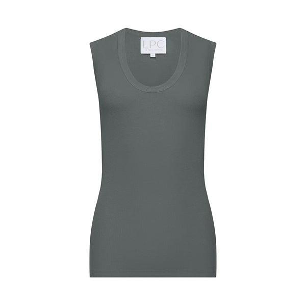 olive green tank top