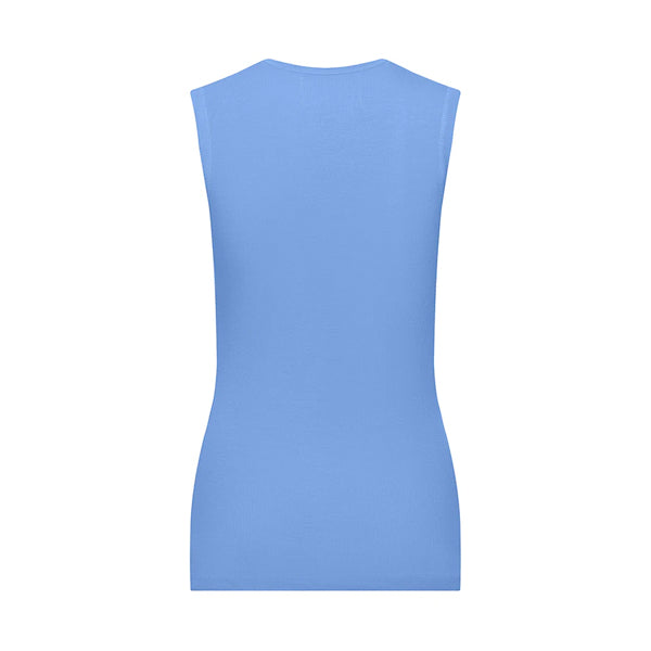 sky blue tank top