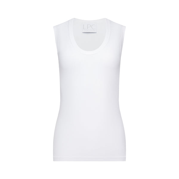 White tank top