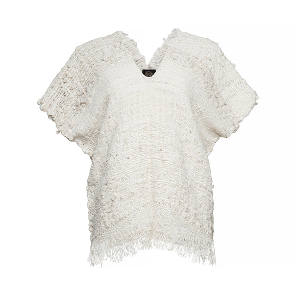 white silk top