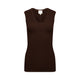 brown tank top