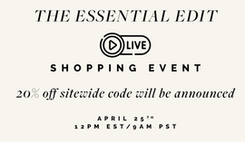 The Essential Edit Shopping Event