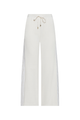 White pants against a white background