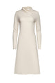 Margaret Mockneck dress in cream